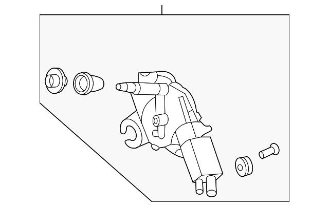Wiper Motor Assembly - Kia (98700-4D000)
