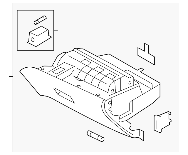 Glove Box Assembly - Kia (84510 1W500HU)