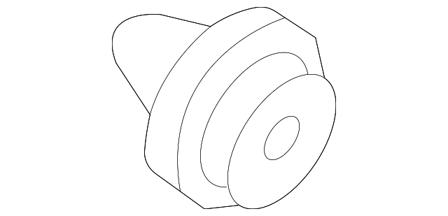Upper Center Pillar Trim Fastener - Kia (0K95A-68401)