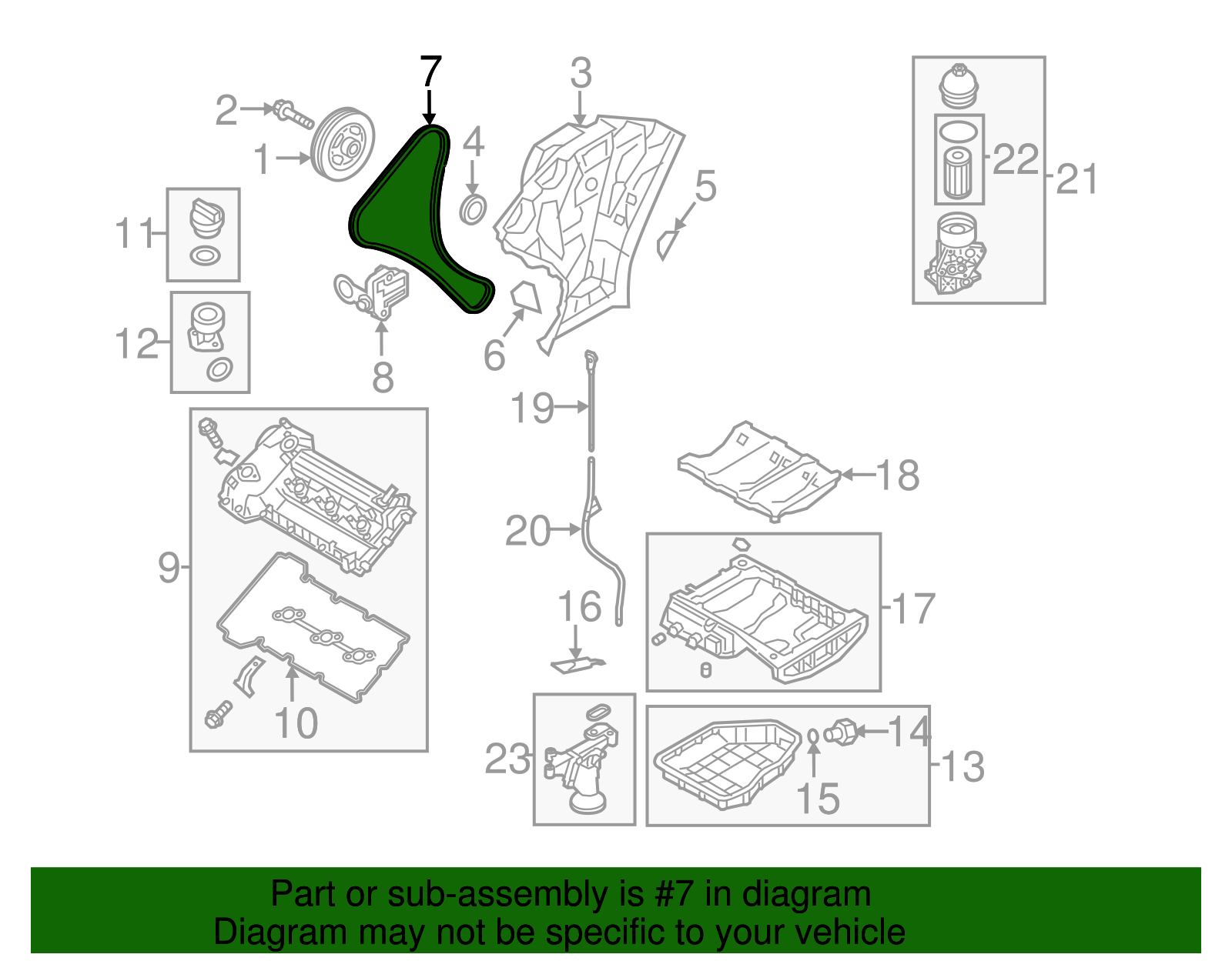 Chain - Kia (24322-3CGA1)