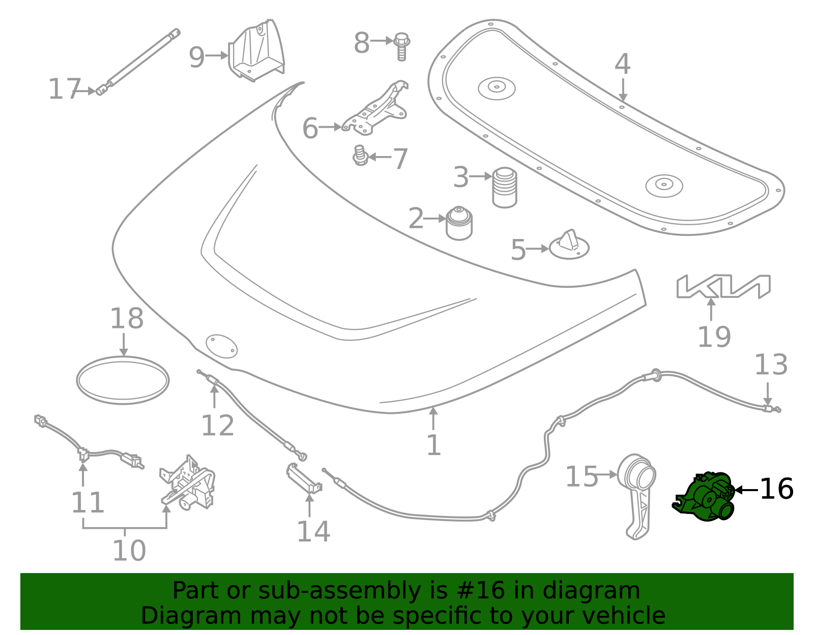 Handle Base - Kia (81180-2T000)