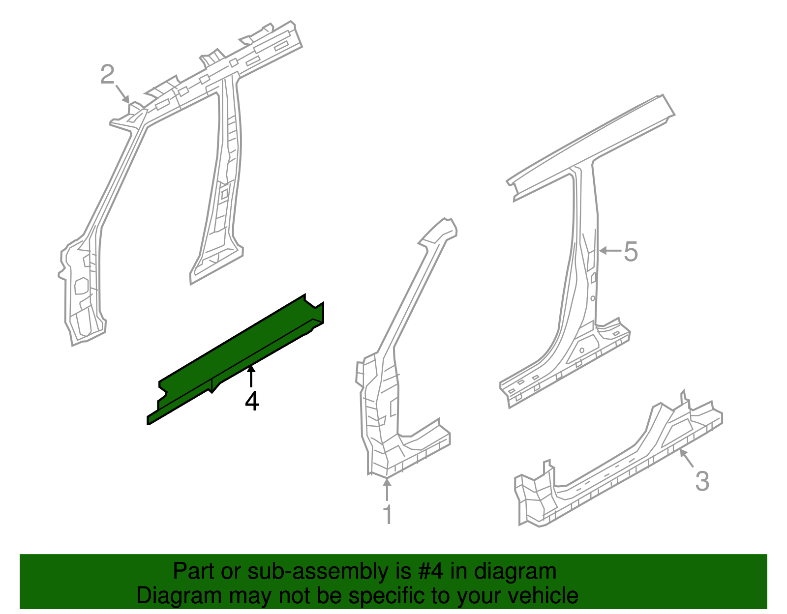 Inner Rocker - Kia (65170-B2700)