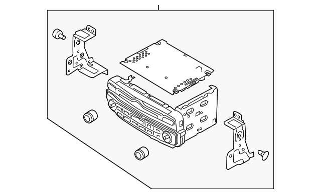 Radio - Kia (96560-3R117)
