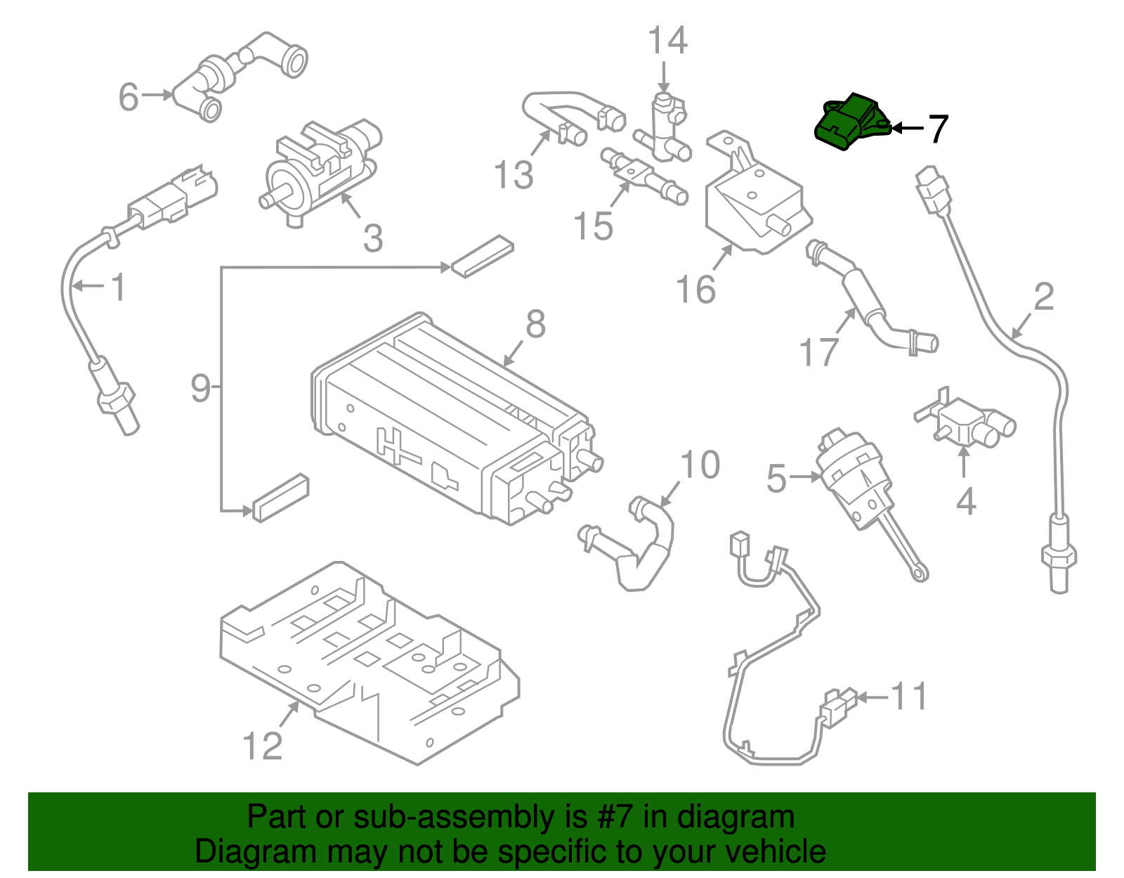 Map Sensor - Kia (39300-2B000)