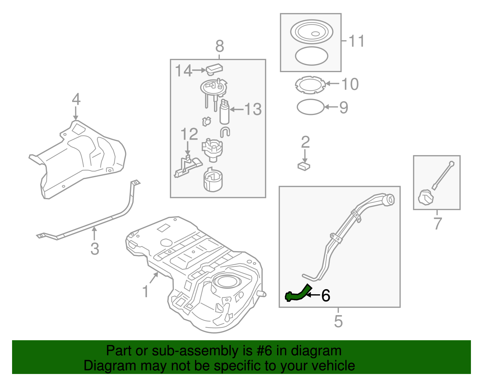 Filler Hose - Kia (31036-4Z000)