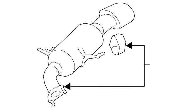 Muffler - Kia (28710-1U200)