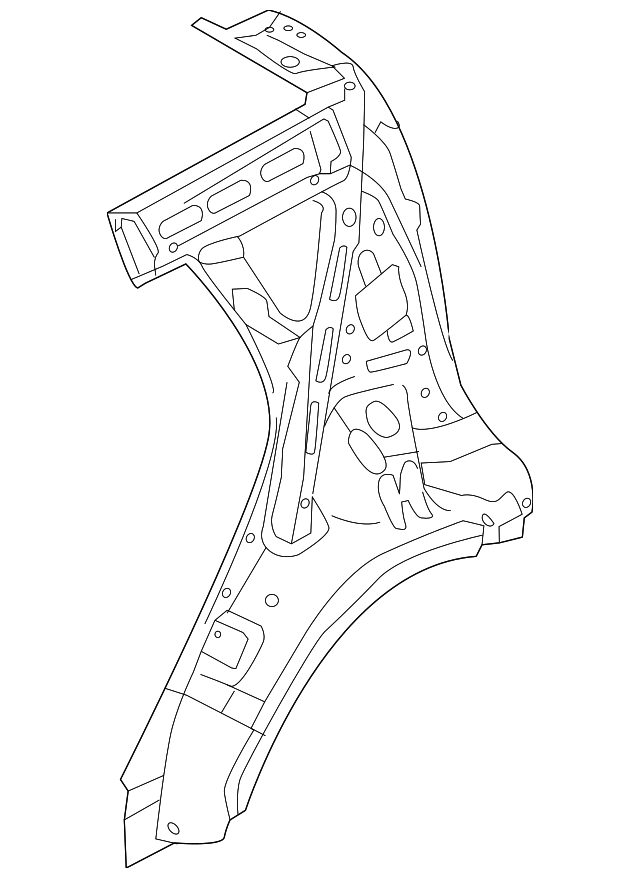 Inner Quarter Panel - Kia (71601-B2701)