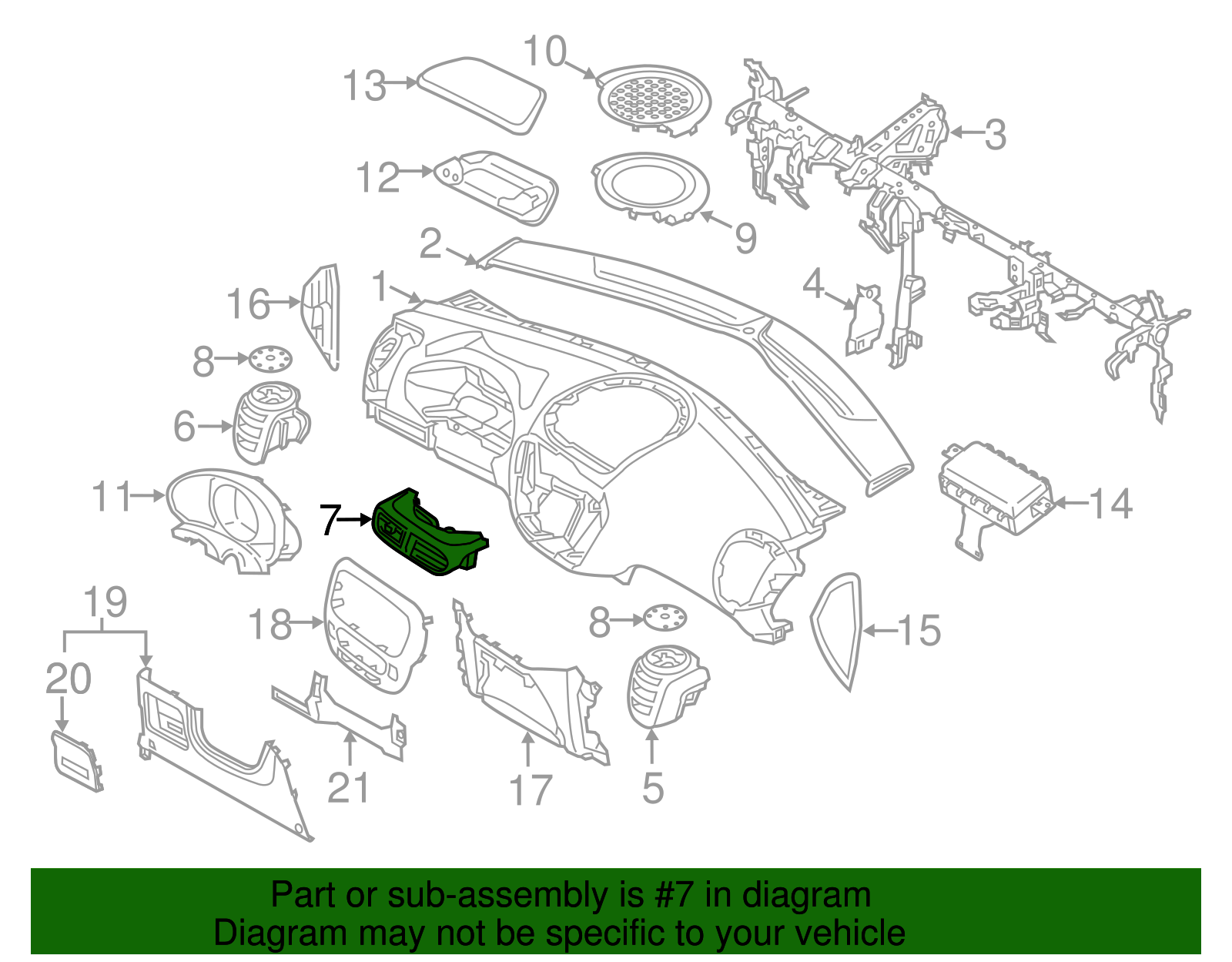 Vent Duct - Kia (97410-B2100EQ)