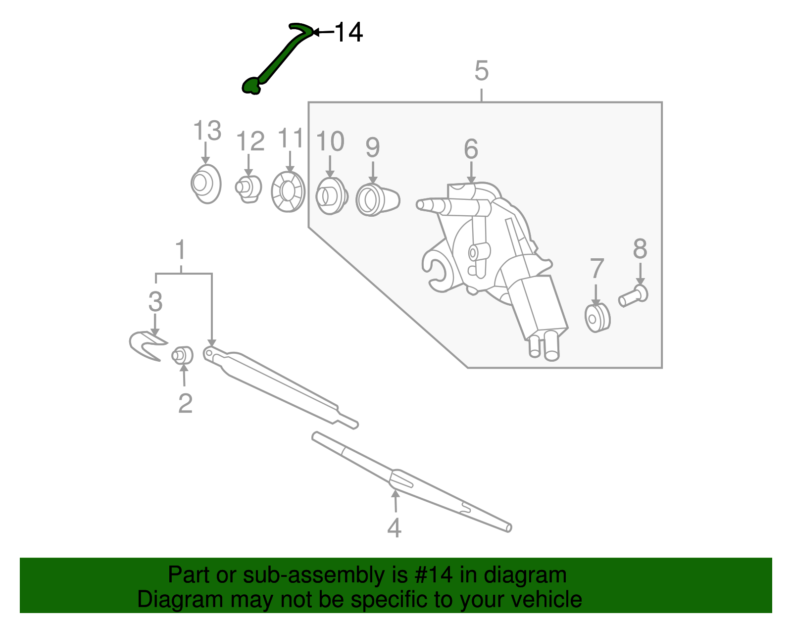 Washer Nozzle - Kia (98930 4D001)