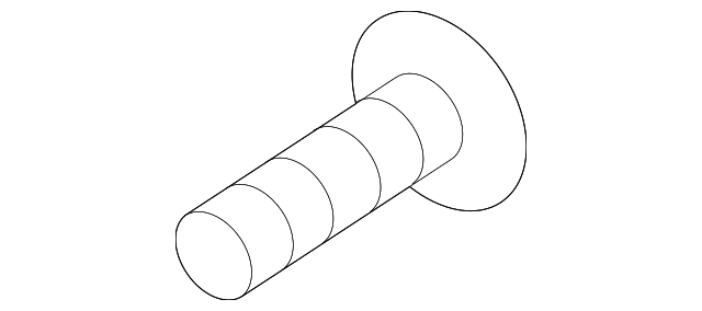 Side Rail Assembly Screw - Kia (12492-04123)