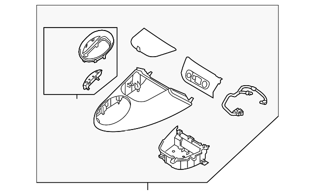Upper Console - Kia (84650-B2780CA)