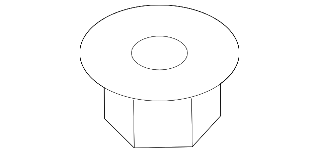 Hinge Nut - Kia (0K9A0-52601)