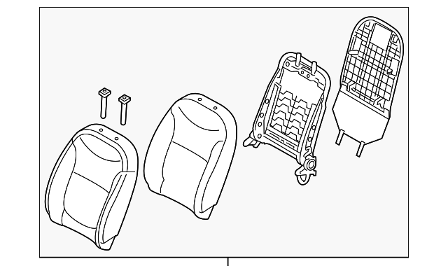 Seat Back Assembly - Kia (88300-B2870KE4)