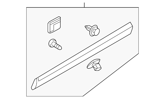 Body Side Molding - Kia (87721-C6100)