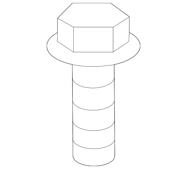 Drive Motor Inverter Coolant Reservoir Bolt - Kia (11253-06206B)