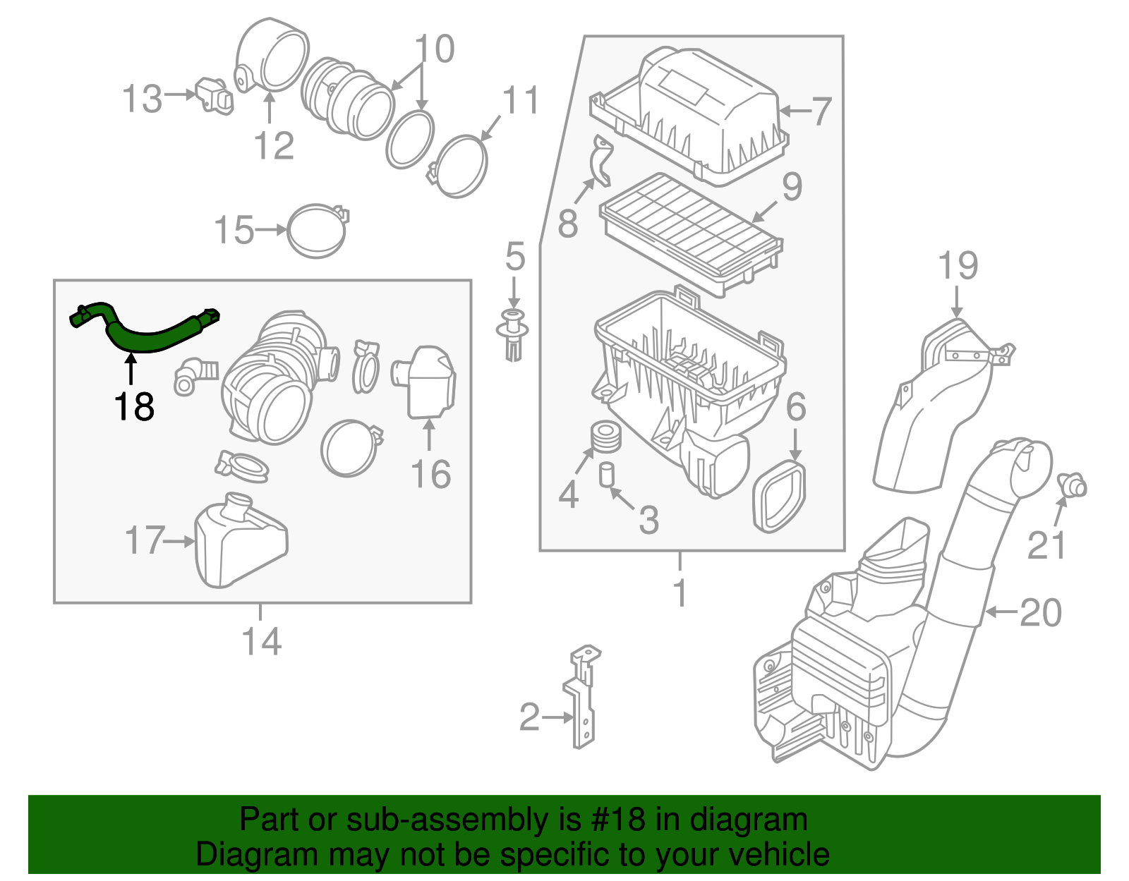 Breather Tube - Kia (26710-3CAC1)