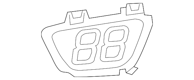 Fog Lamp Bezel - Kia (86526-C6210)