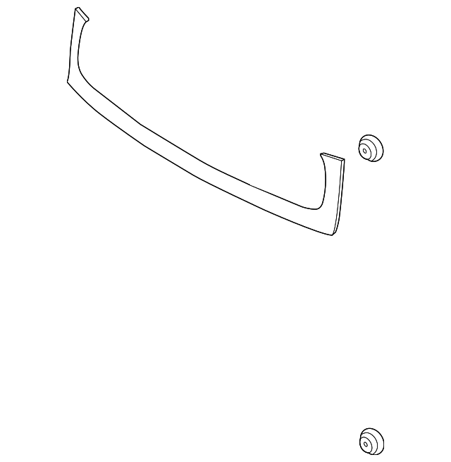 Tail Gate Molding - Kia (87310-B2000)