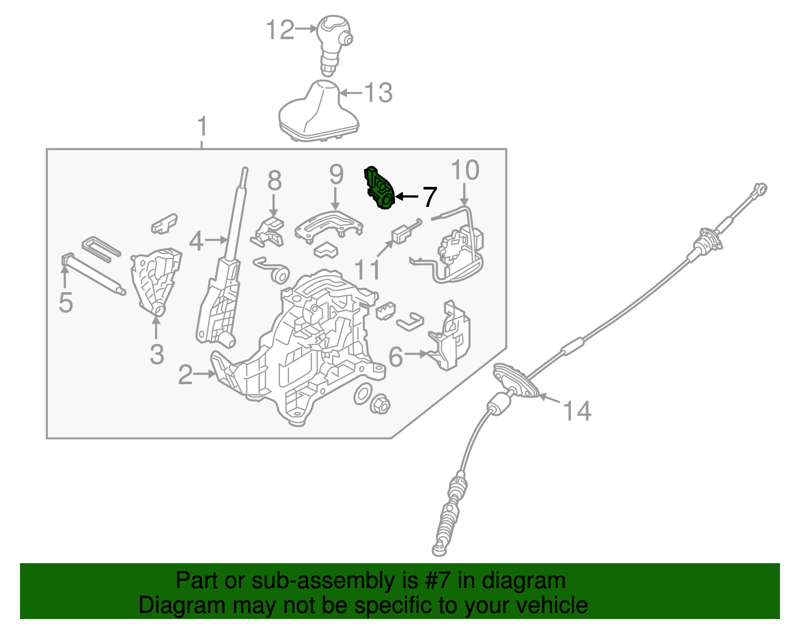 Lock Cam - Kia (46735-B2100)