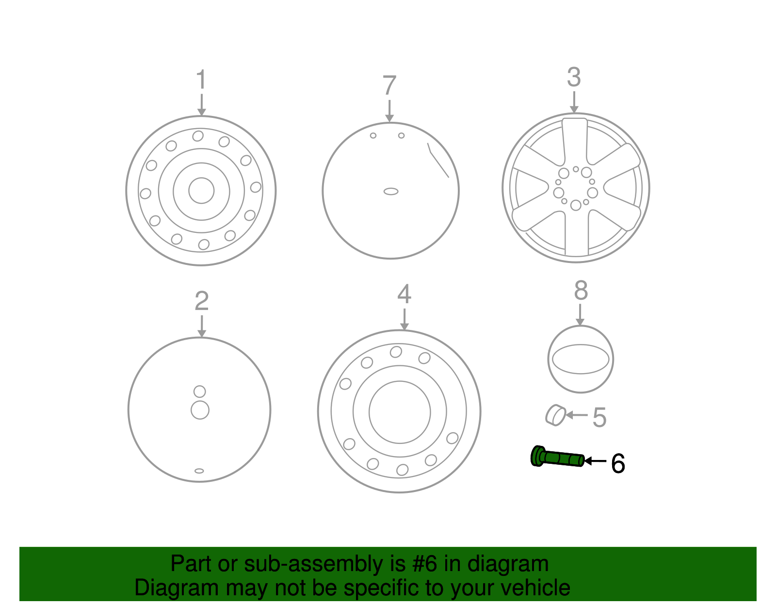 Tire Pressure Monitoring System (TPMS) Sensor - Kia (52933-4D700-DS)