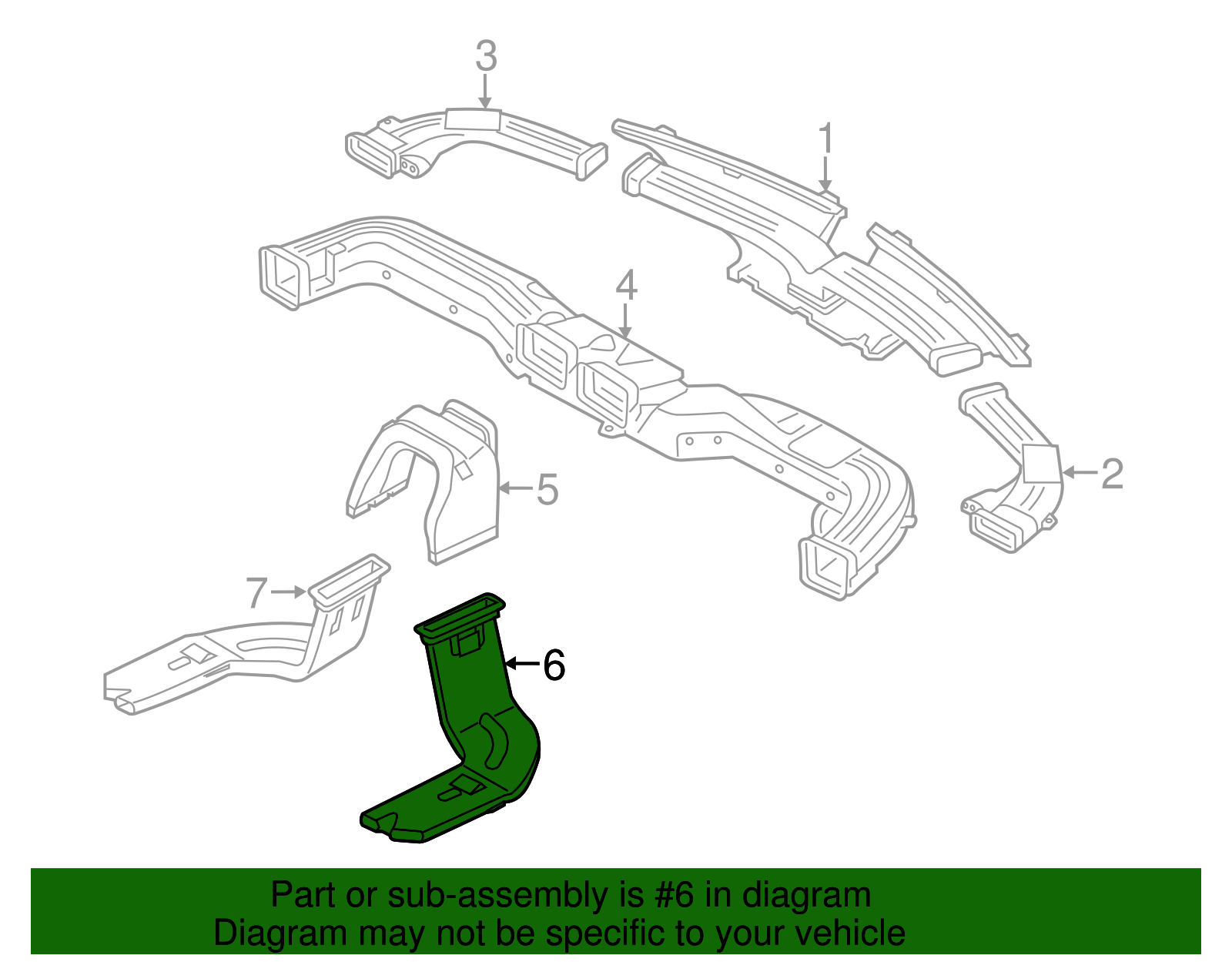 Side Duct - Kia (97370-B2000)