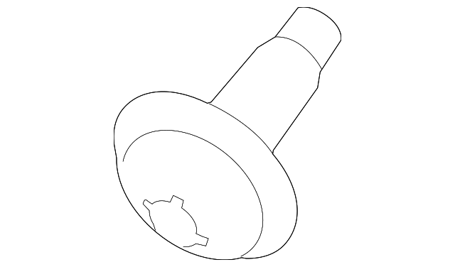 Front Bracket Screw - Kia (12493-04167E)