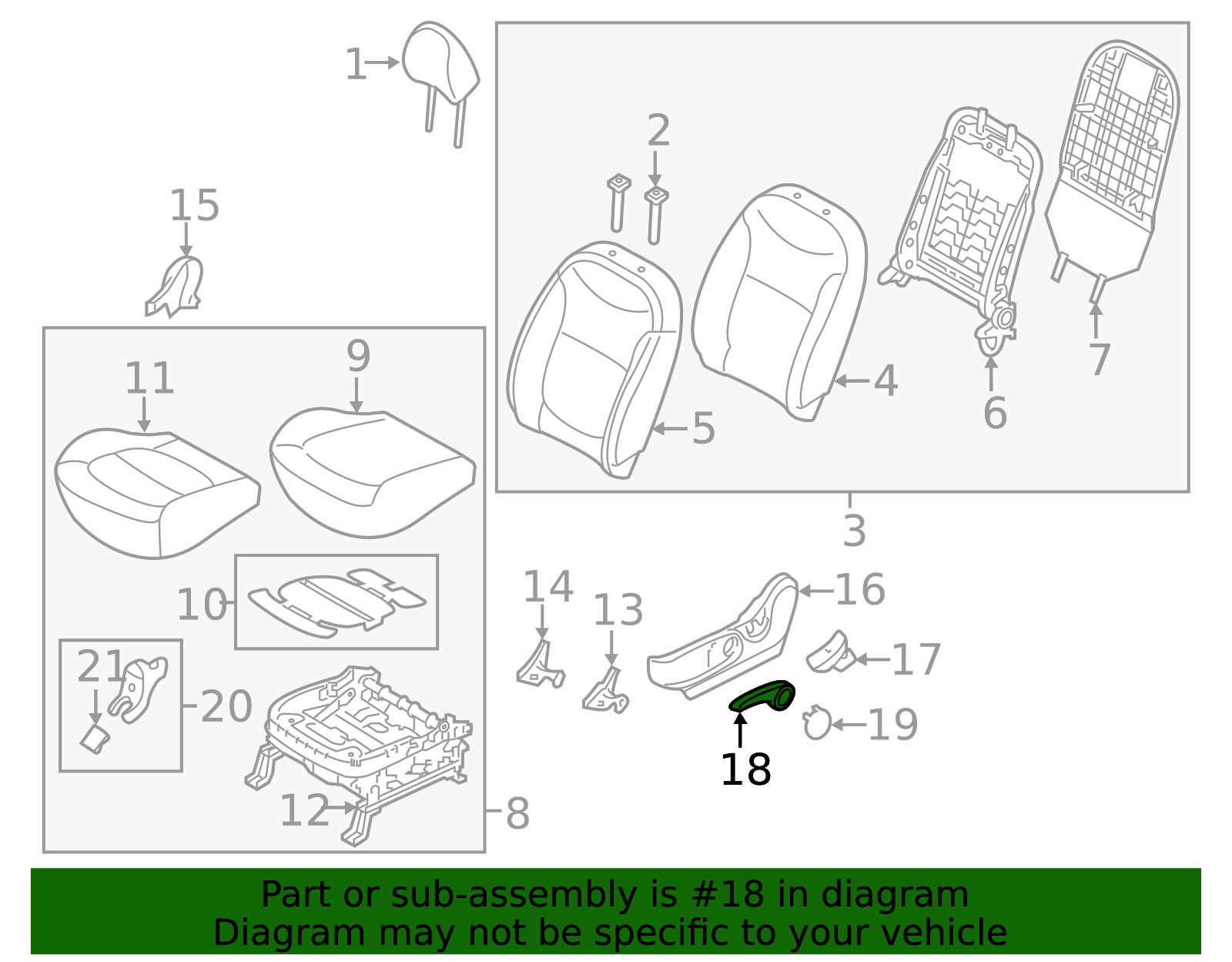 Adjust Handle - Kia (88195-B2000EQ)