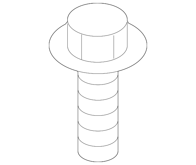 Door Window Glass Surround Channel Bolt - Kia (11408-06141)