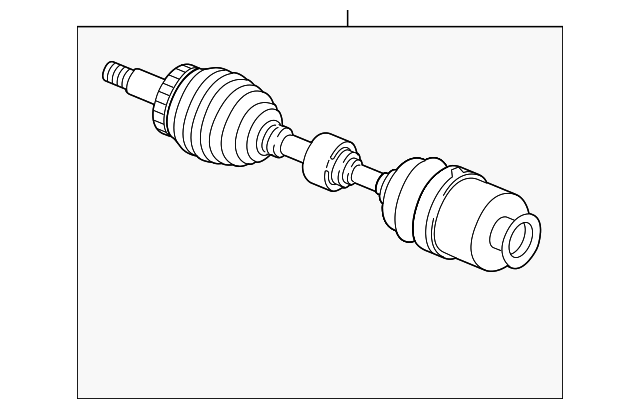 Axle Assembly - Kia (49501-2W650)