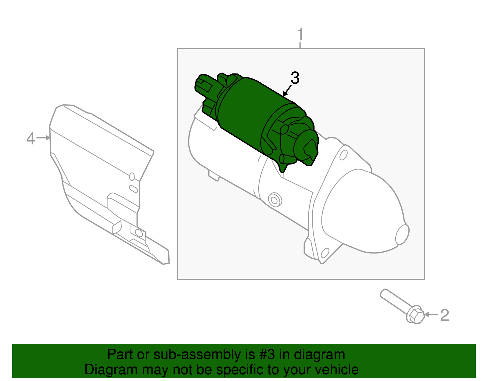 Starter Solenoid - Kia (36120-3C151)