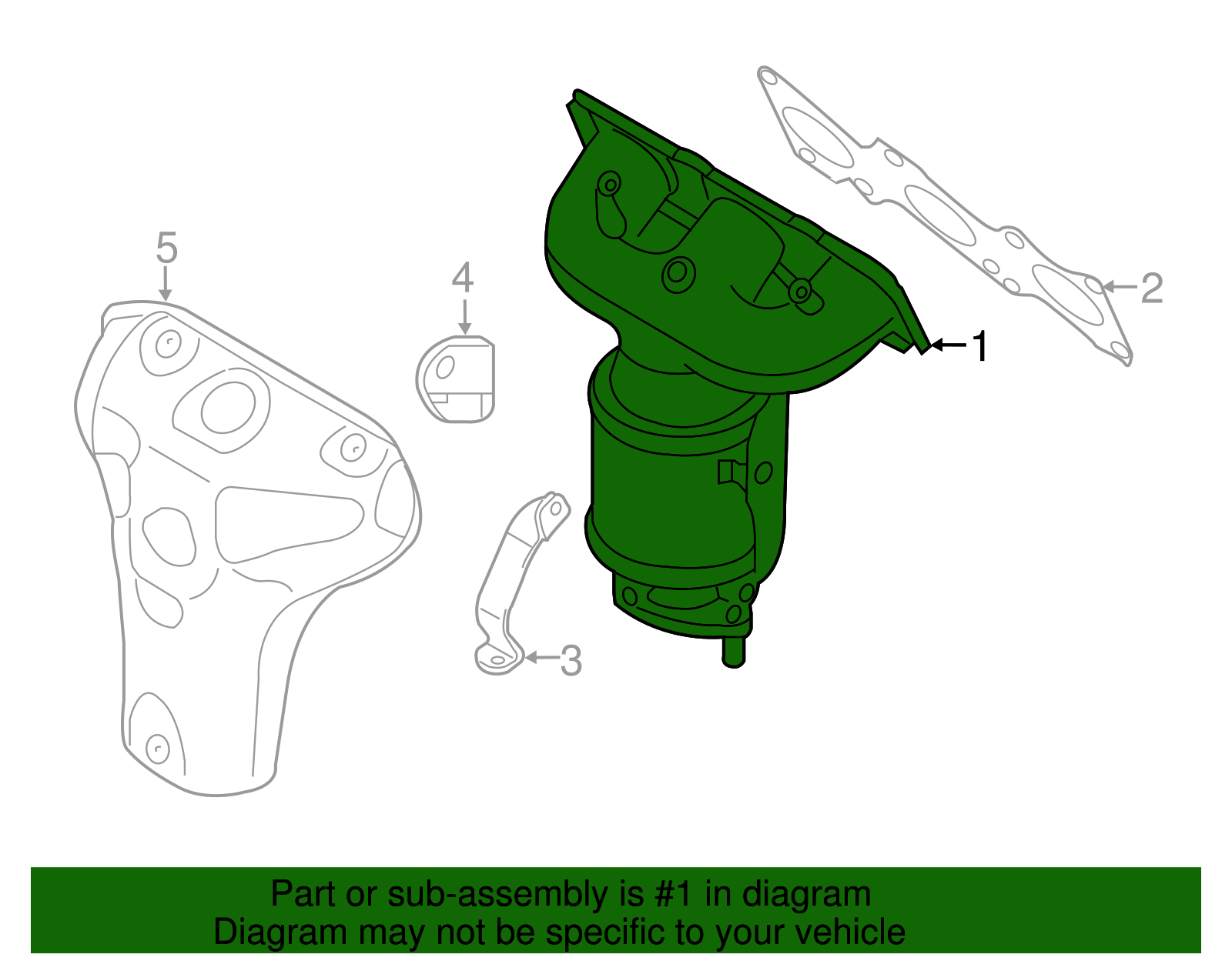 Exhaust Manifold - Kia (28510-3CFS0)