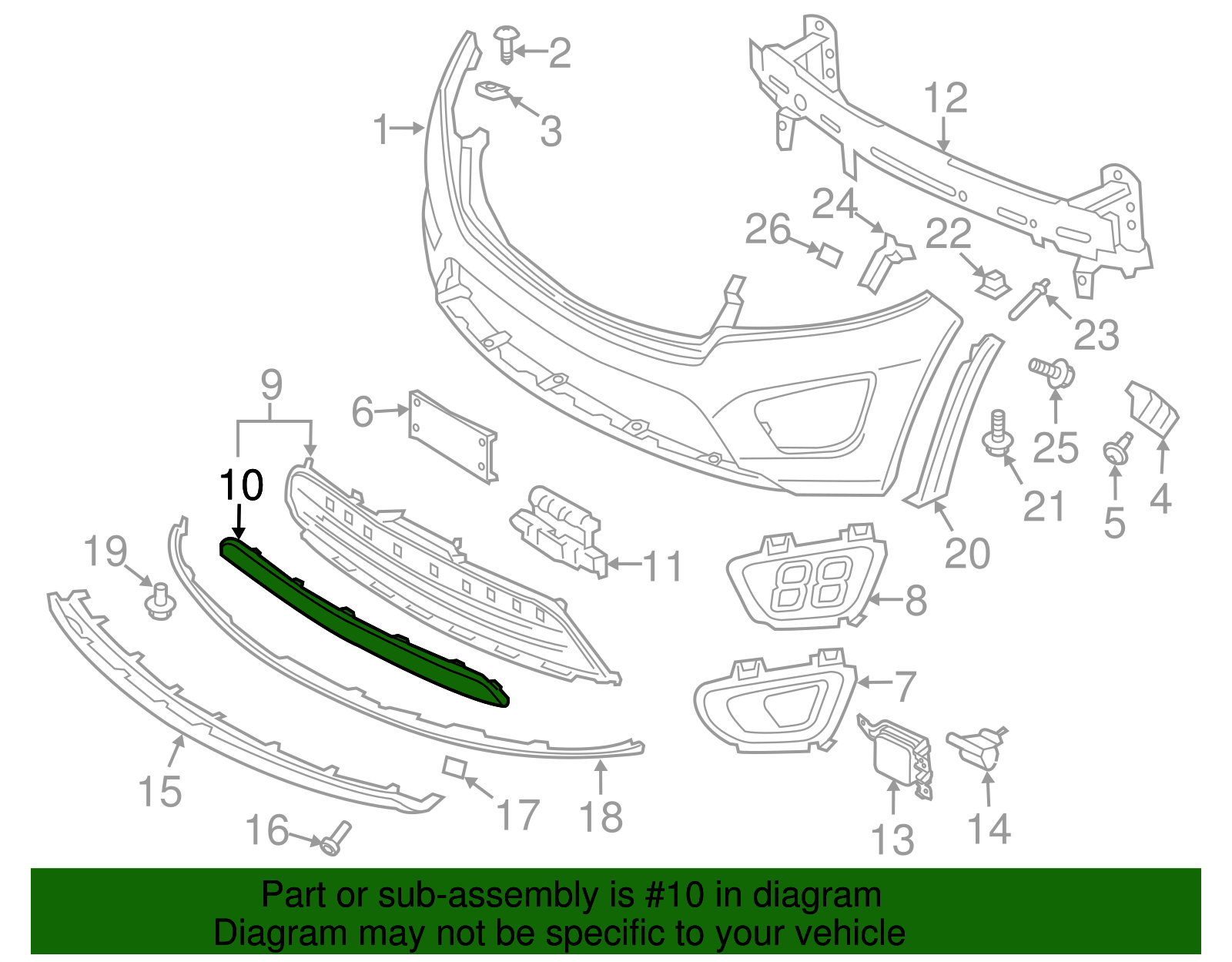 Molding - Kia (86522-C6210)