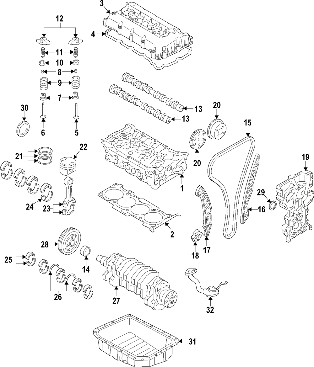 Valve Keeper - Kia (22223-02500)