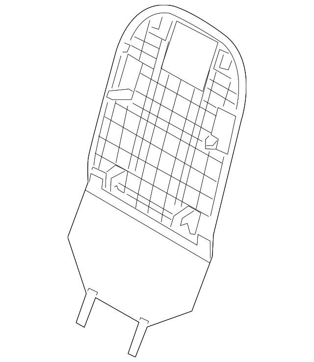 Seat Back Panel - Kia (88390-B2100GA3)