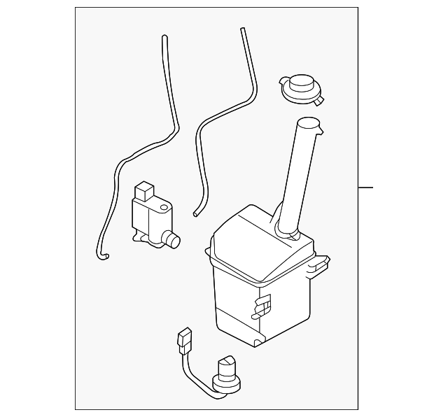 Reservoir Assembly - Kia (98610-4D500)