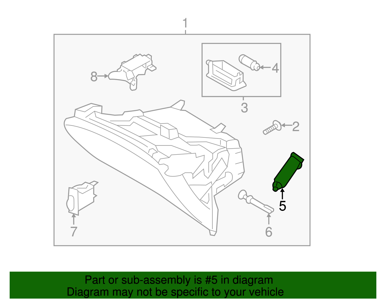 Inner Cover Damper - Kia (84548-2H000)