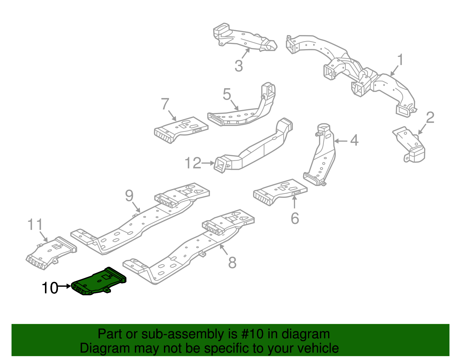 Outlet Duct - Kia (97375-C6100)