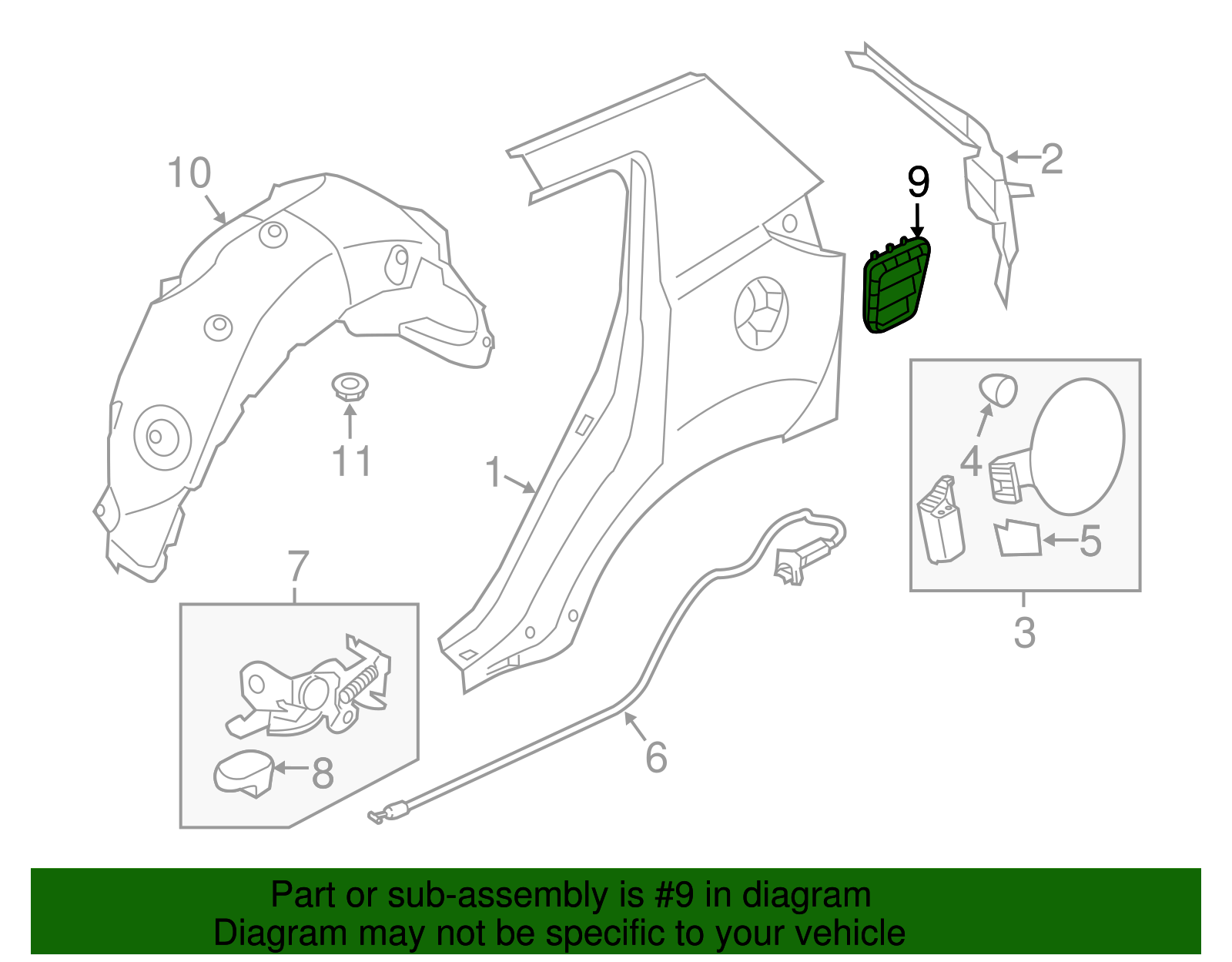Pressure Vent - Kia (97510-2F200)