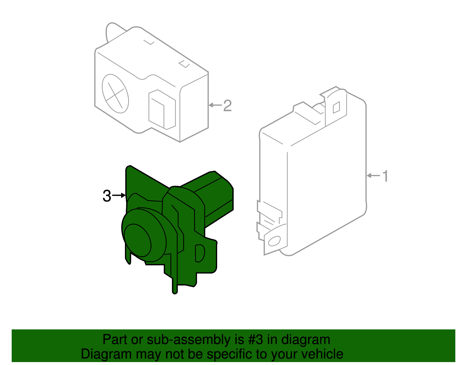 Reverse Sensor - Kia (95700-4D5203D)