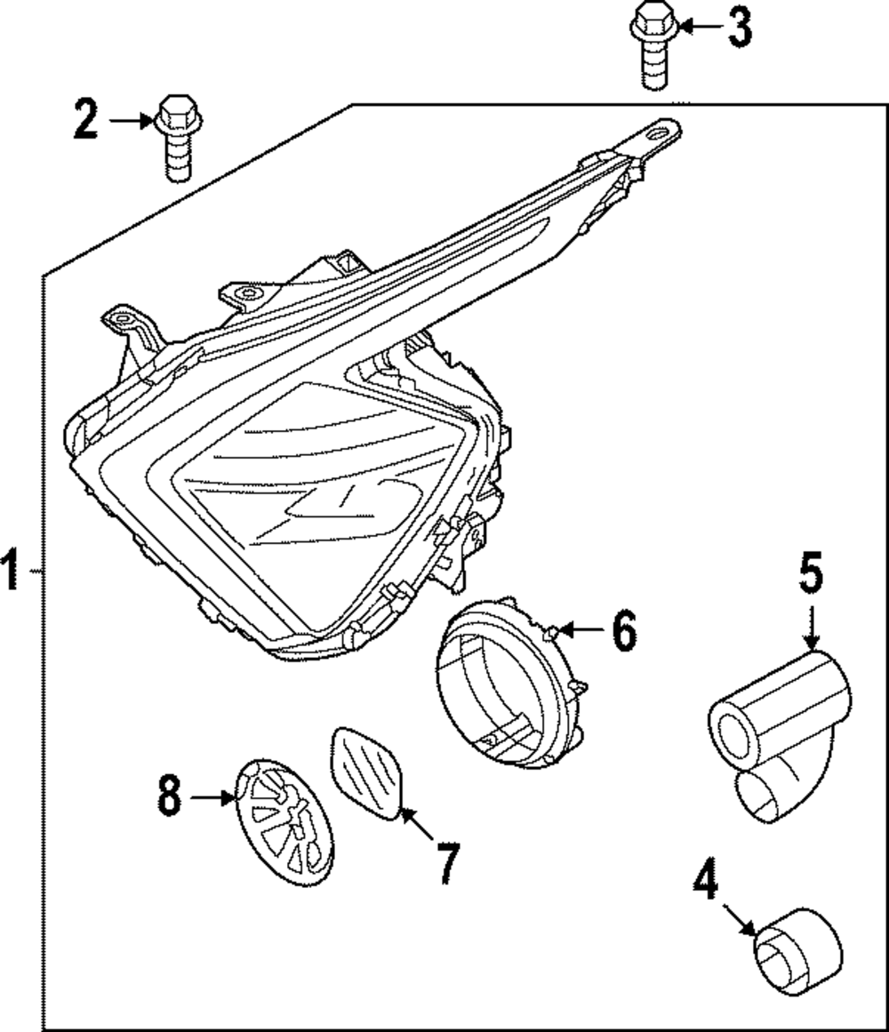 Composite Assembly - Kia (92102-DW100)