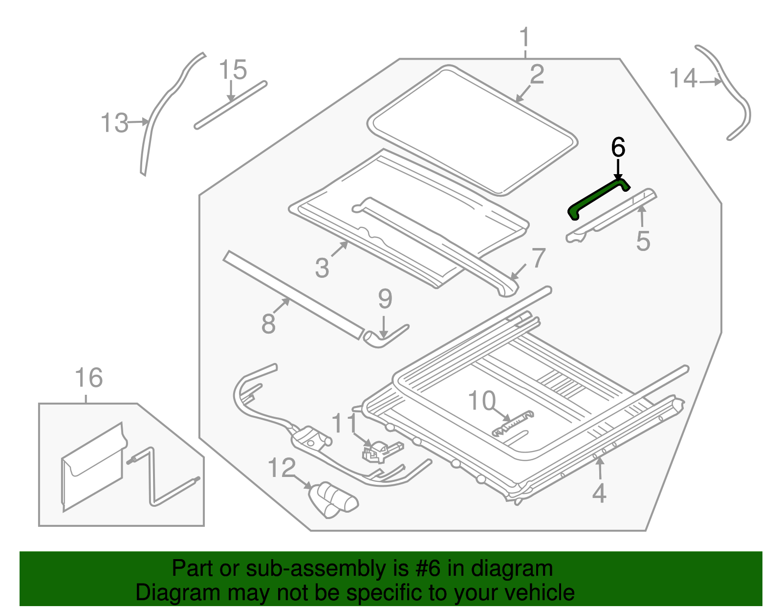 Drip Rail Link - Kia (81655-4D000)