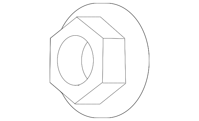 Steering Wheel Nut - Kia (56195-2F000)