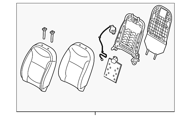 Seat Back Assembly - Kia (88300-B2770KG9)