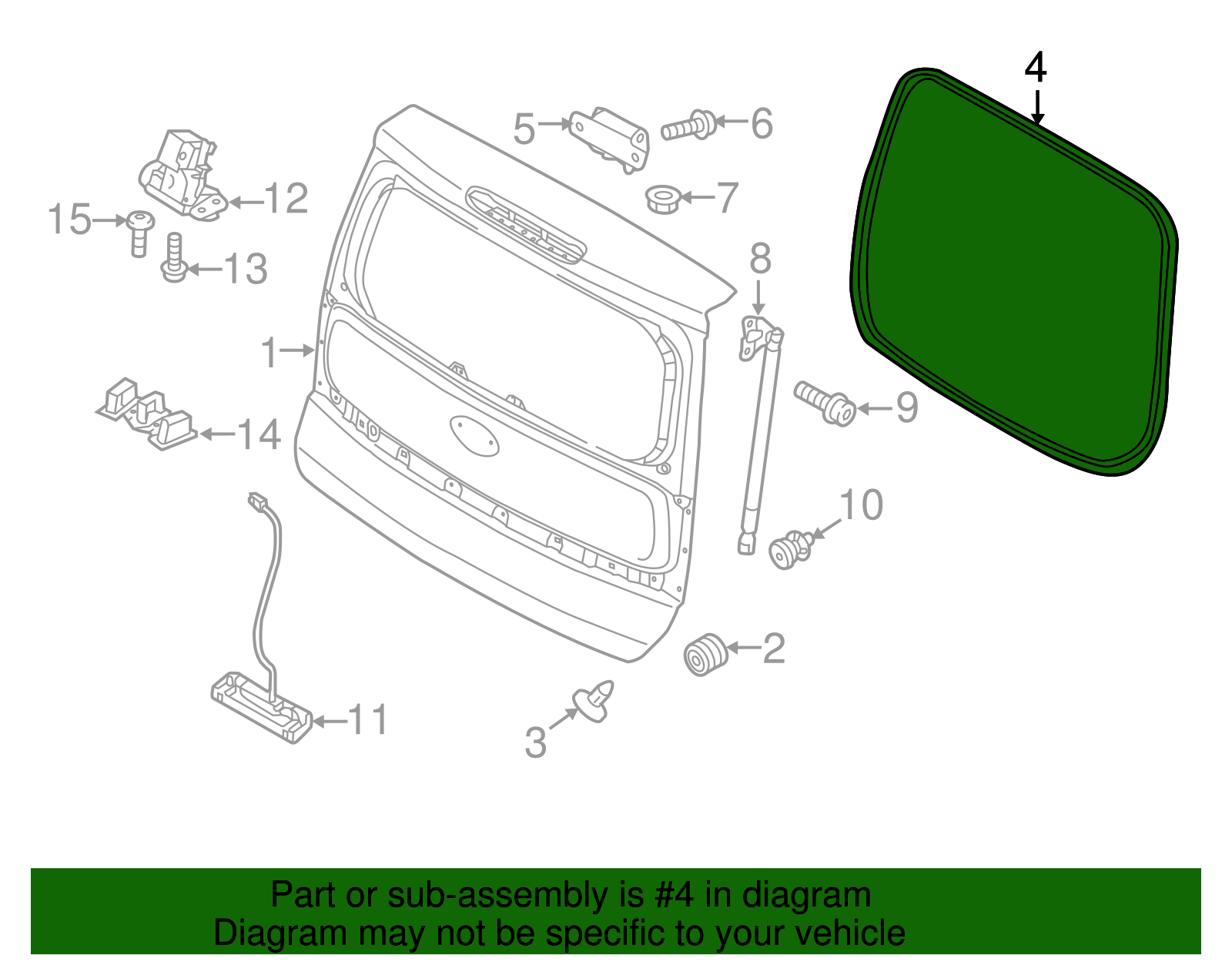 Weatherstrip - Kia (87321 B2000)