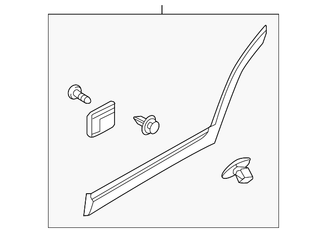 Body Side Molding - Kia (87732-C6100)