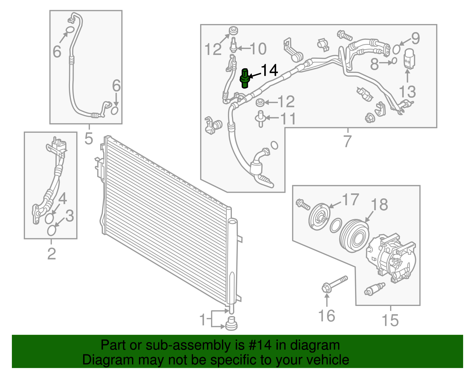 Pressure Switch - Kia (97721-3K000)