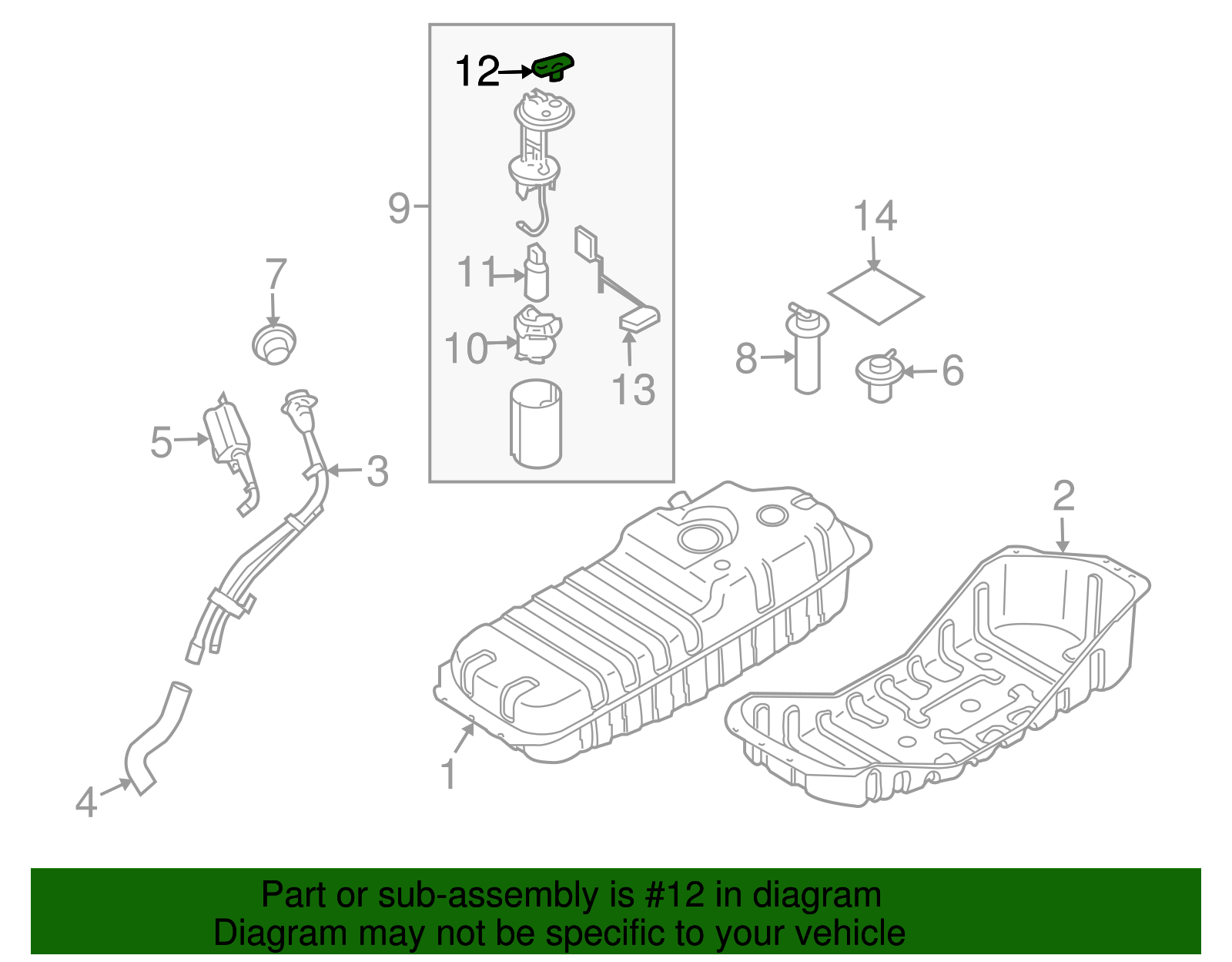 Sensor - Kia (31435 FD500)