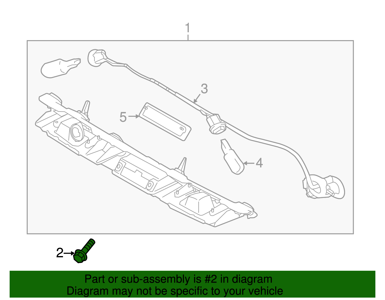 Fuel Pocket Bolt - Kia (11408-06166B)