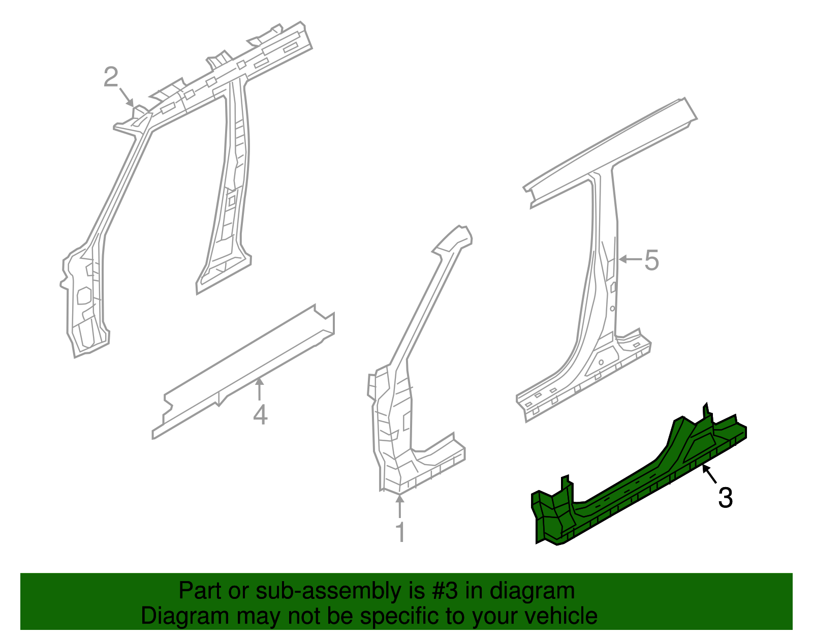 Rocker Panel - Kia (71312-B2D50)