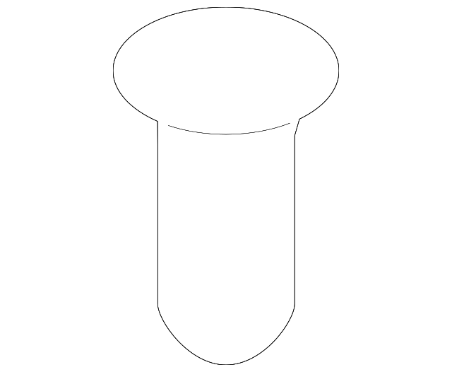 Fuel Tank Access Cover Screw - Kia (12492-05167E)